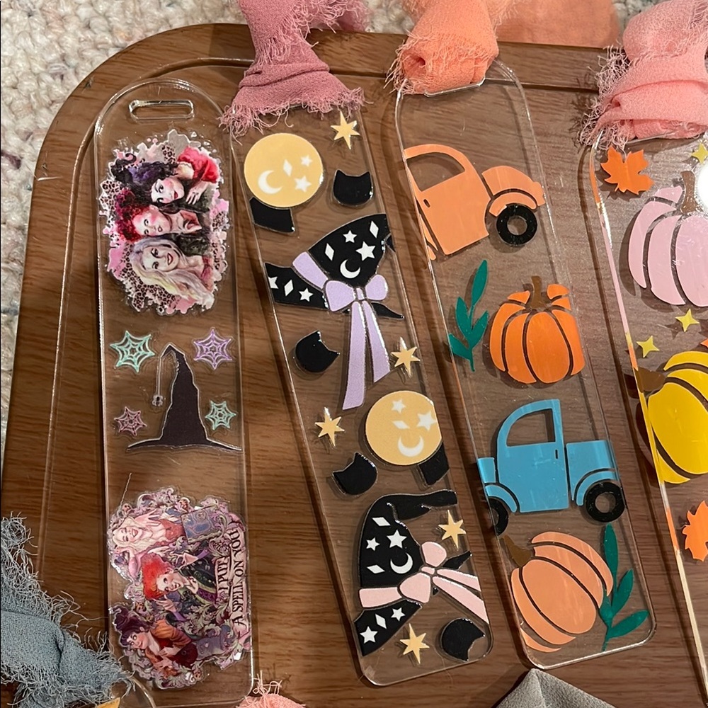 Colorful Patterned Bookmarks Set - Picture 2 of 5